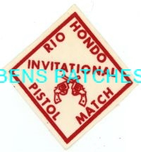 CALIFORNIA,RIO HONDO INVITATIONAL PISTOL MATCH 1